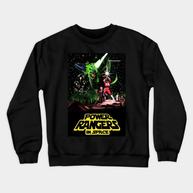 Power Rangers Wars Crewneck Sweatshirt by Ryan_Lindberg